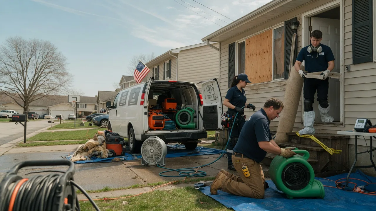 Water Damage Restoration in Hague, ND near me